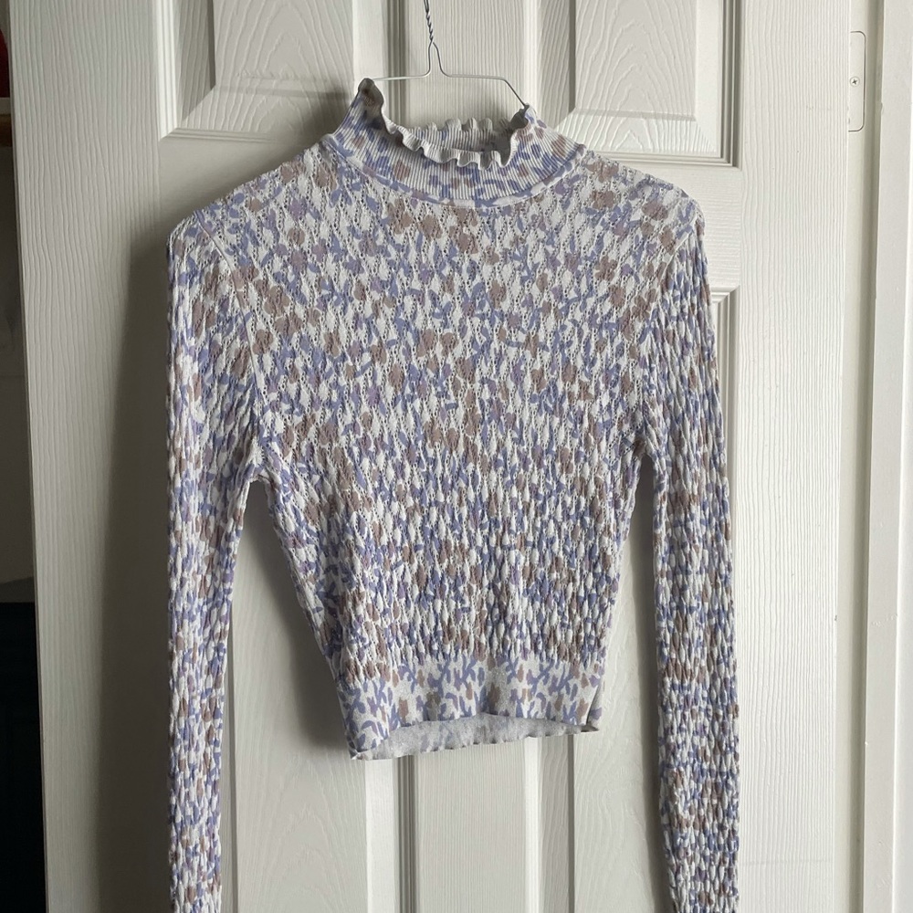 Zara Cropped Long-sleeve Shirt
